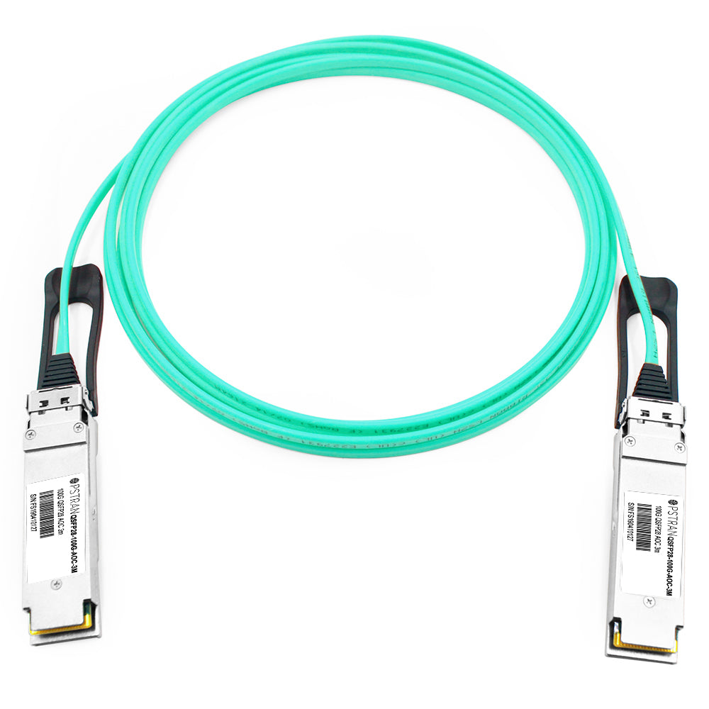 100G QSFP28 to QSFP28 Active Optical Cable Compatible with Mellanox MFA1A00-C003 3m (10ft)
