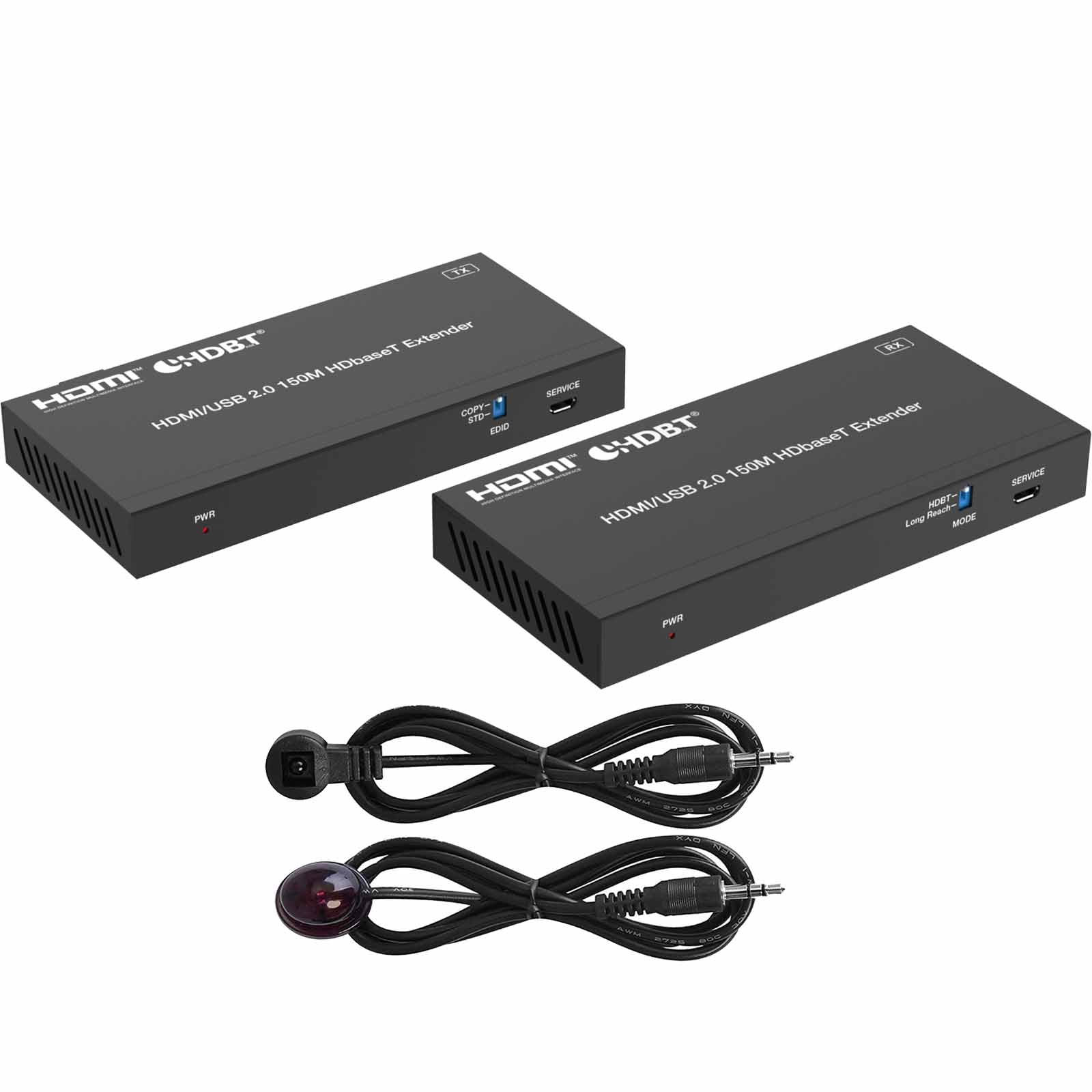 4K HDBaseT HDMI KVM Extender over CAT6 Cable 150m USB 2.0 IR main2