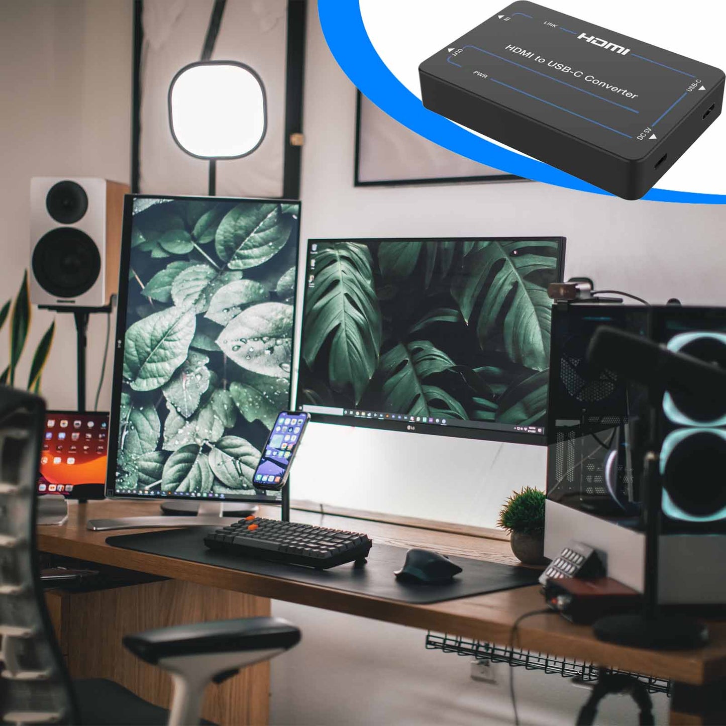 4K HDMI to USB-C Adapter Converter application