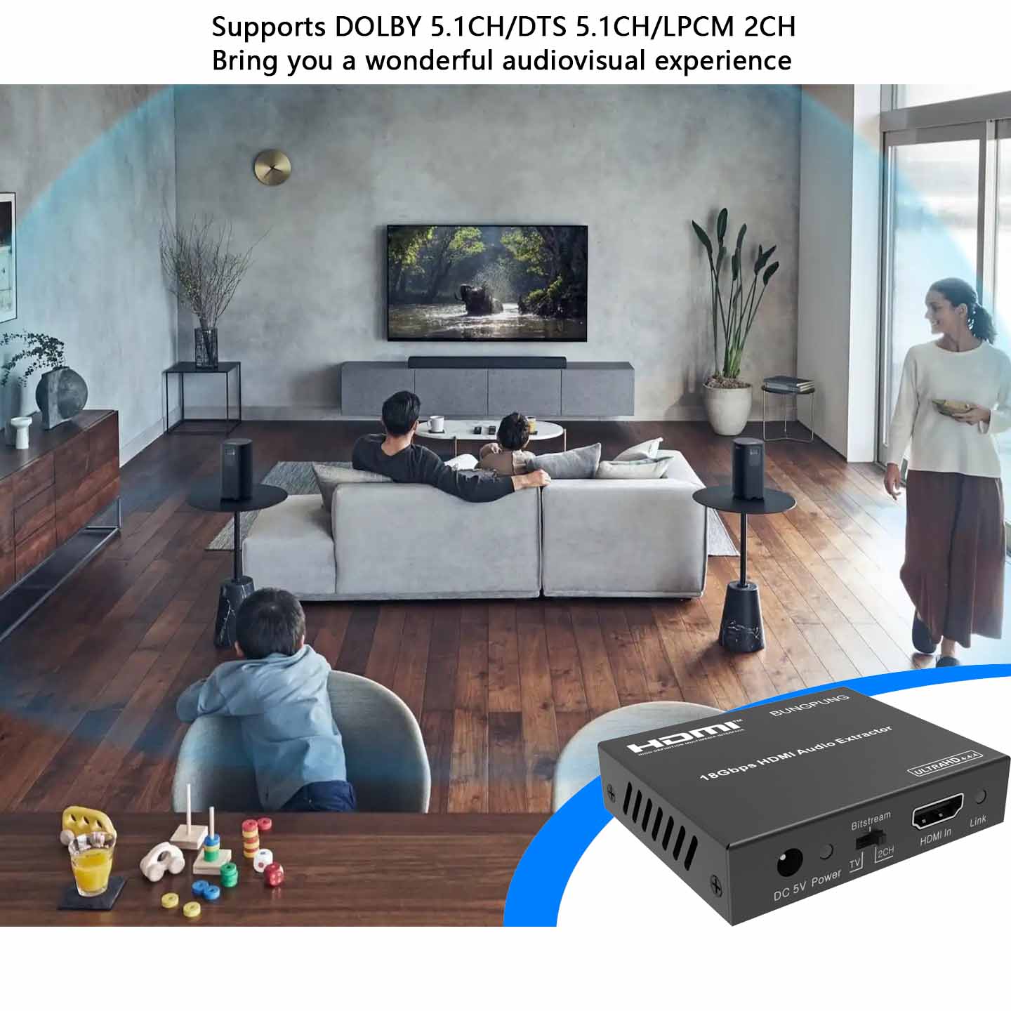 HDMI Audio Extractor 4K 60Hz application