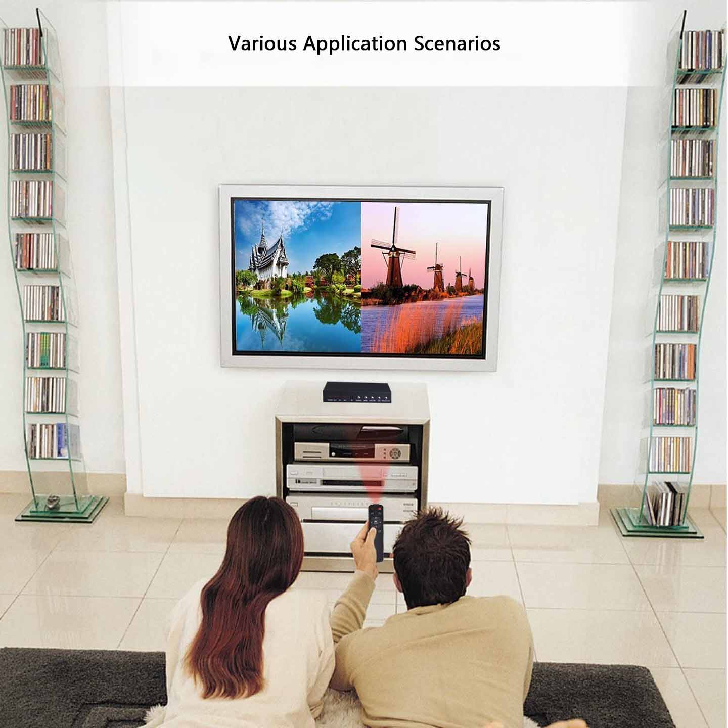 4K HDMI Multiviewer 2x1 Audio Extractor application 2