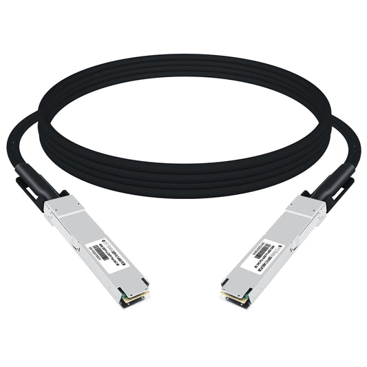 0.5m (2ft) 400G OSFP Flat Top InfiniBand NDR Passive Direct Attach Copper Twinax Cable Compatible with NVIDIA/Mellanox MCP4Y10-N00A for ConnectX-7 HCA