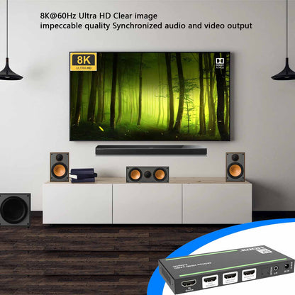 8K HDMI ARC/eARC Audio Adapter Converter Extractor SPDIF L/R Out-BUNGPUNG