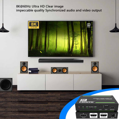 second hand 8K HDMI ARC/eARC Audio Adapter Converter for Soundbar-BUNGPUNG
