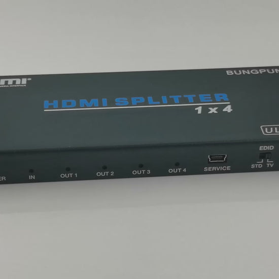 HDMI Splitter 1 in 4 out 4K 60Hz introduction